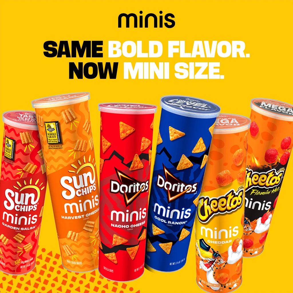 Doritos Minis, croustilles de maïs saveur nacho-fromage