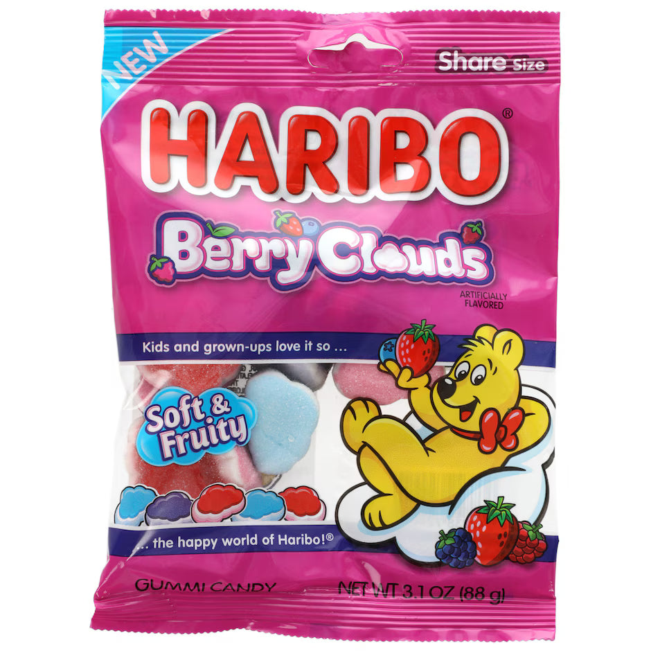 Bonbons Gélifiés Nuages Fruits Haribo