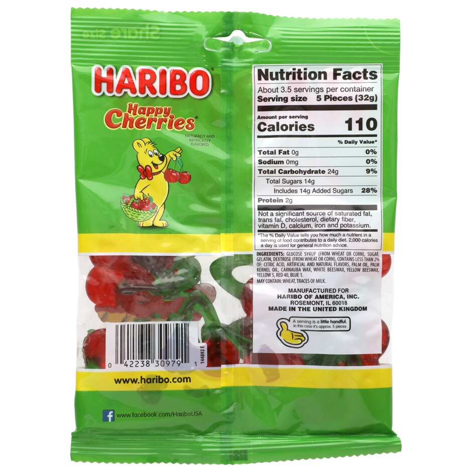 Bonbons Gélifiés Happy Cherries Haribo