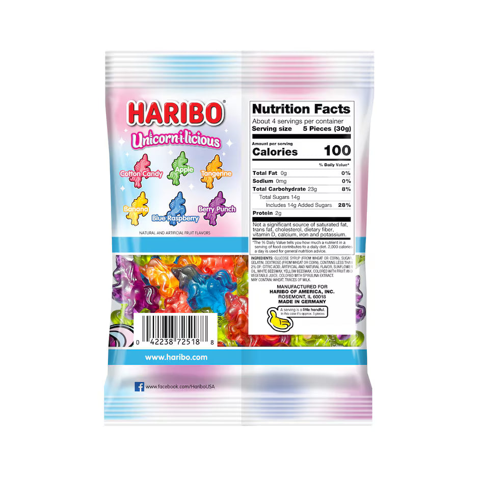 Bonbons Gélifiés Haribo Unicornilicious