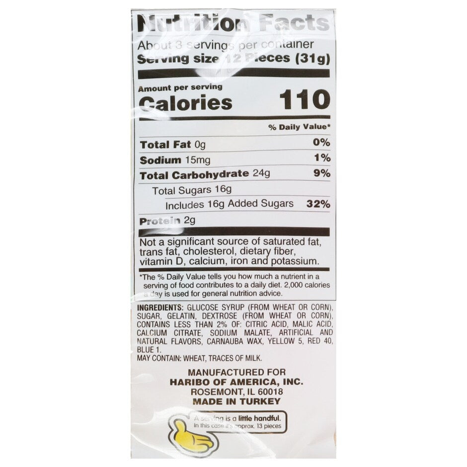 Haribo Sour Gold-Bears Gummi Candies
