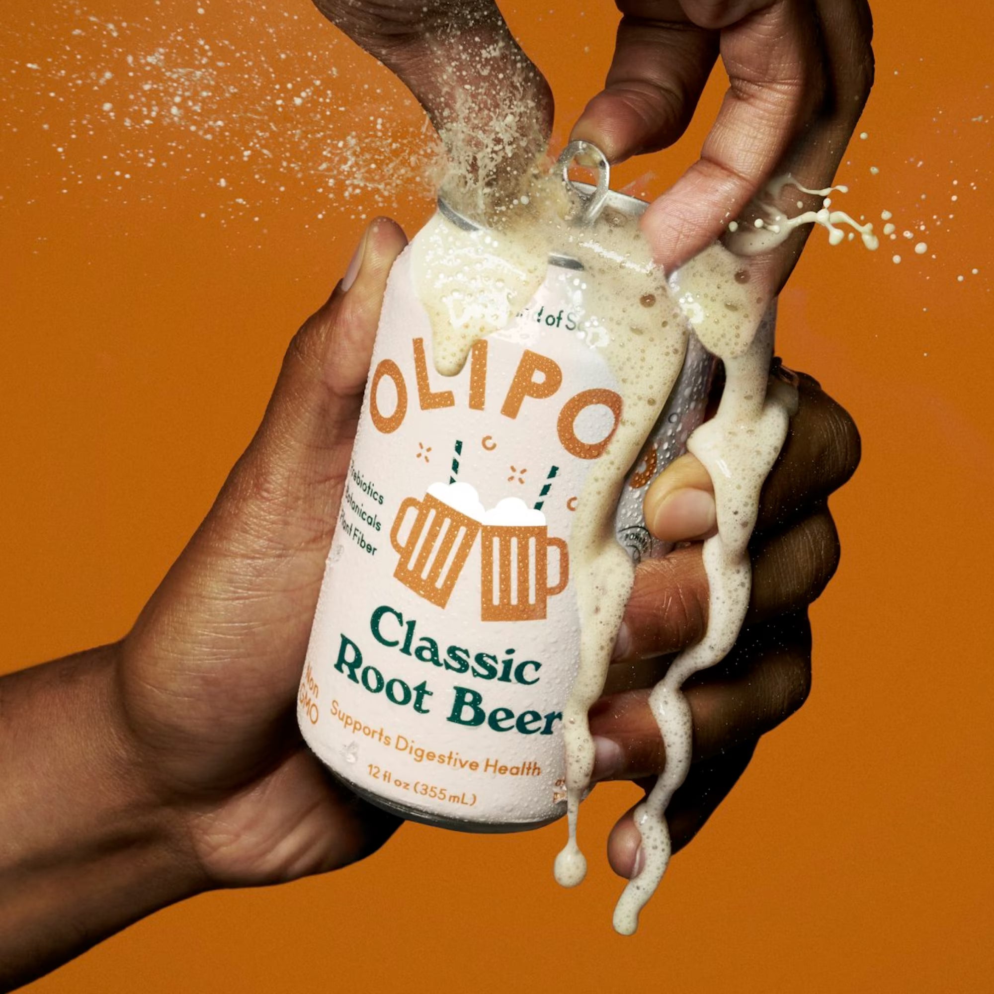 OLIPOP Prebiotic Soda Classic Root Beer