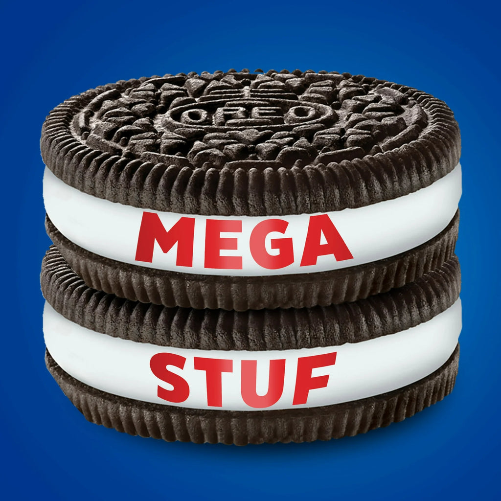 Oreo Mega Stuf Chocolate Sandwich Cookies – Extra Creme American Oreo Cookies