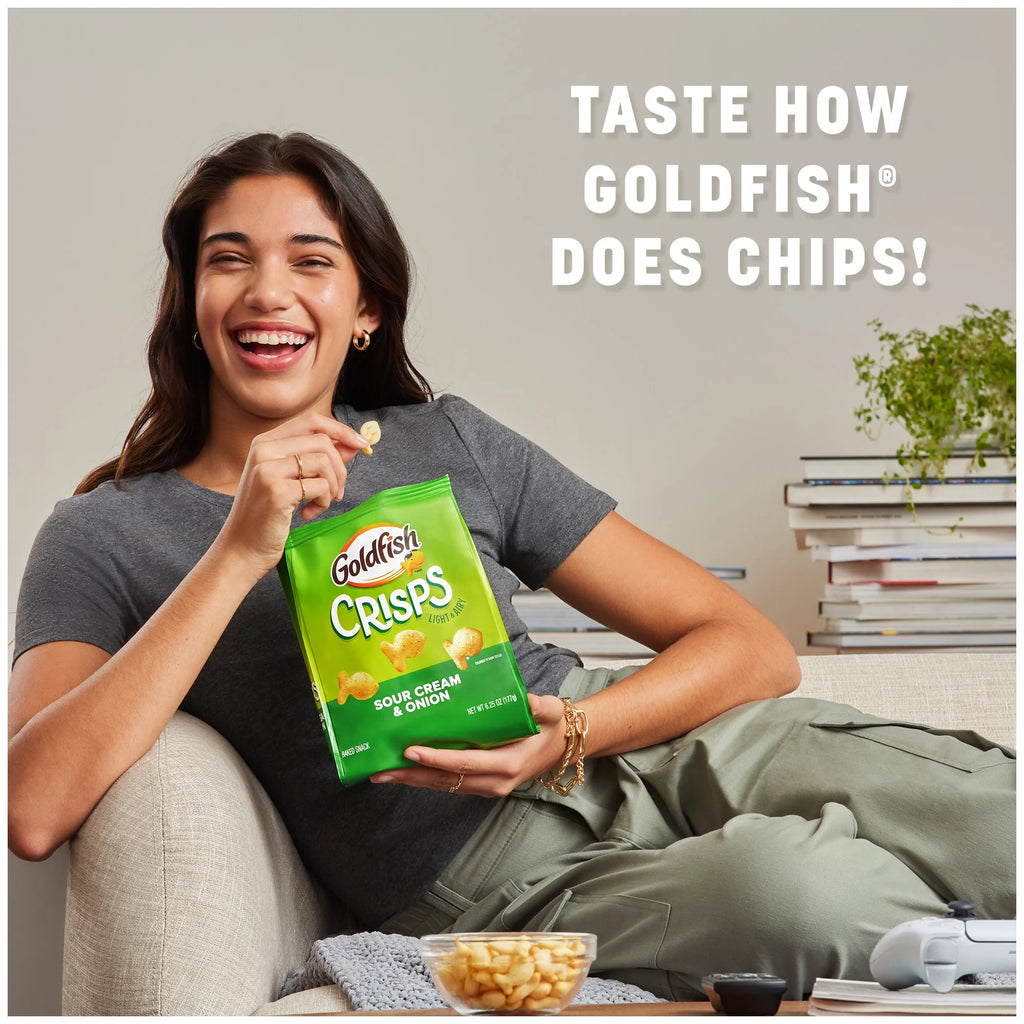 Goldfish Crisps Sour Cream & Onion