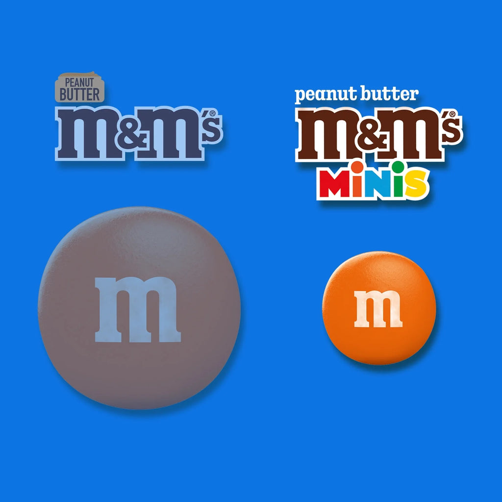 M&M's Minis Bonbons au chocolat au lait et au beurre de cacahuète