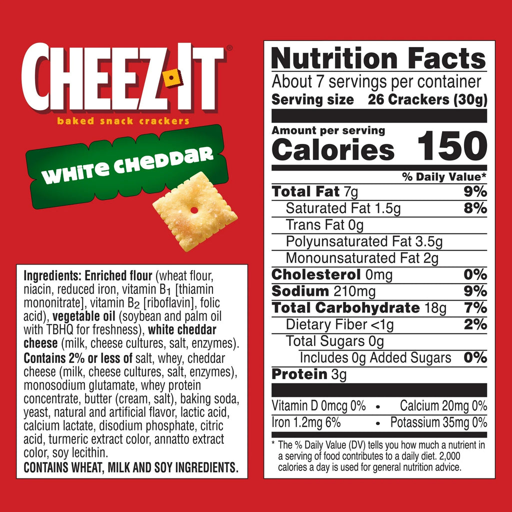 Cheez-It White Cheddar Cheese Crackers