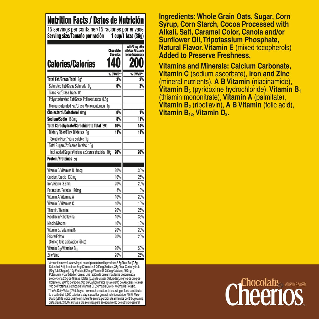 Chocolate Cheerios Cereal