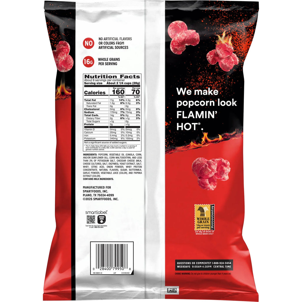 Smartfood Cheetos Flamin Hot Flavored Popcorn