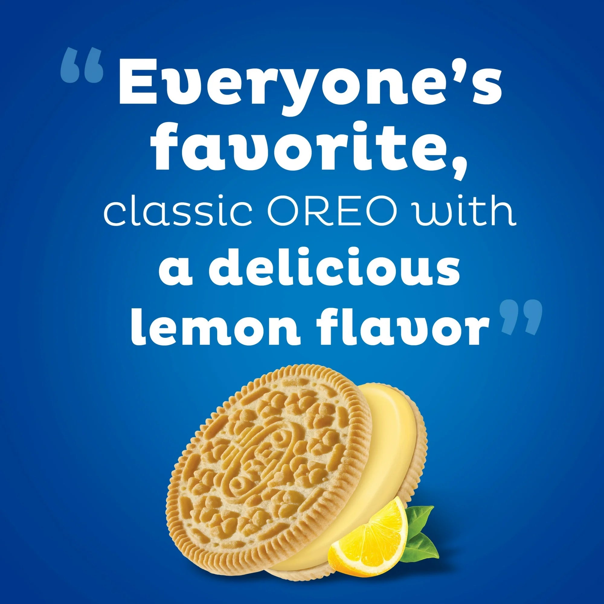 Oreo Lemon Creme Sandwich Cookies – American Sandwich Cookies with Lemon Filling