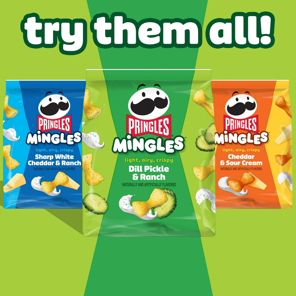 Pringles Mingles Dill Pickle and Ranch Puffed Snacks