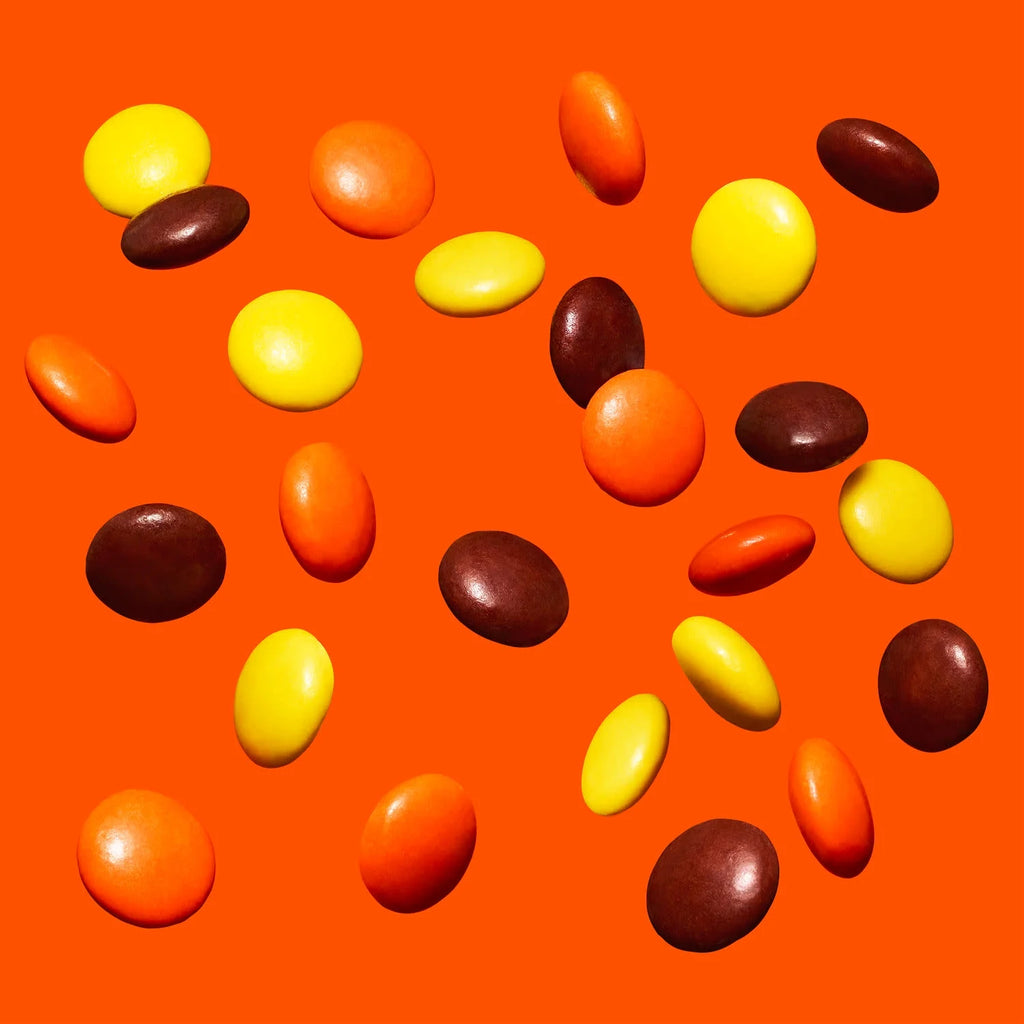 Bonbons au beurre de cacahuète Reese's Pieces – Confiserie américaine à coque croquante