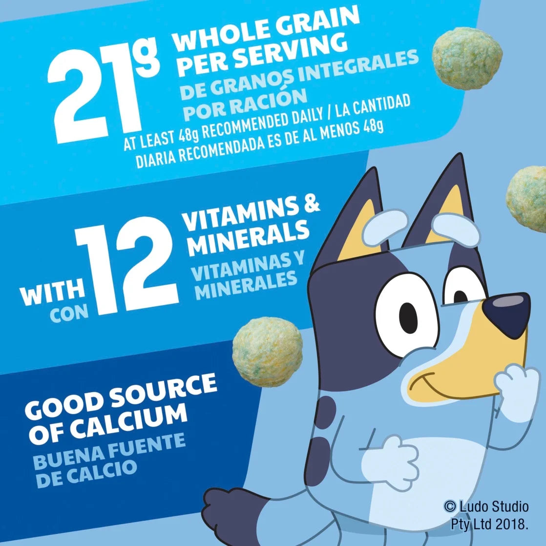 Bluey Crispy Corn Cereal Puffs