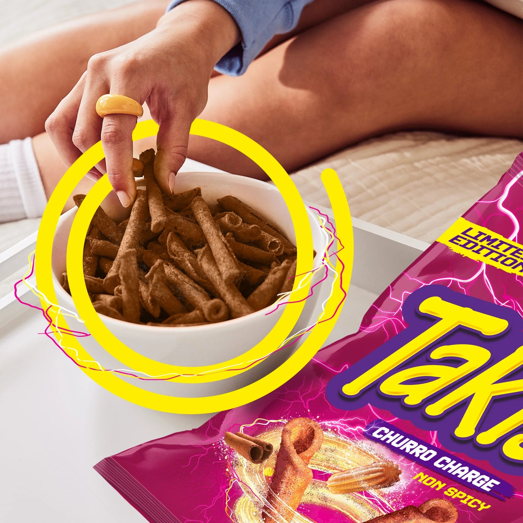 Takis Churro Charge Rolled Tortilla Chips