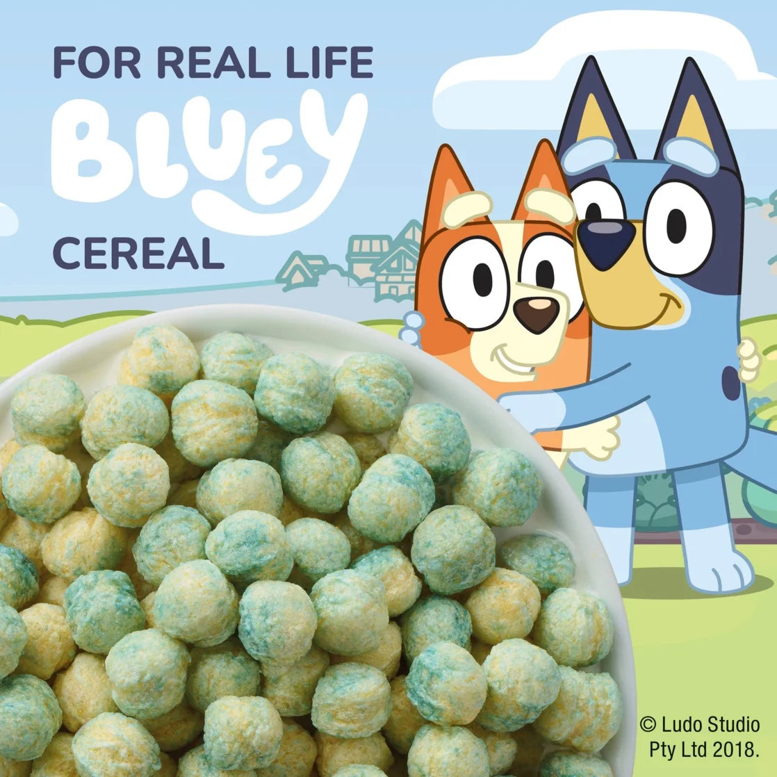 Bluey Crispy Corn Cereal Puffs