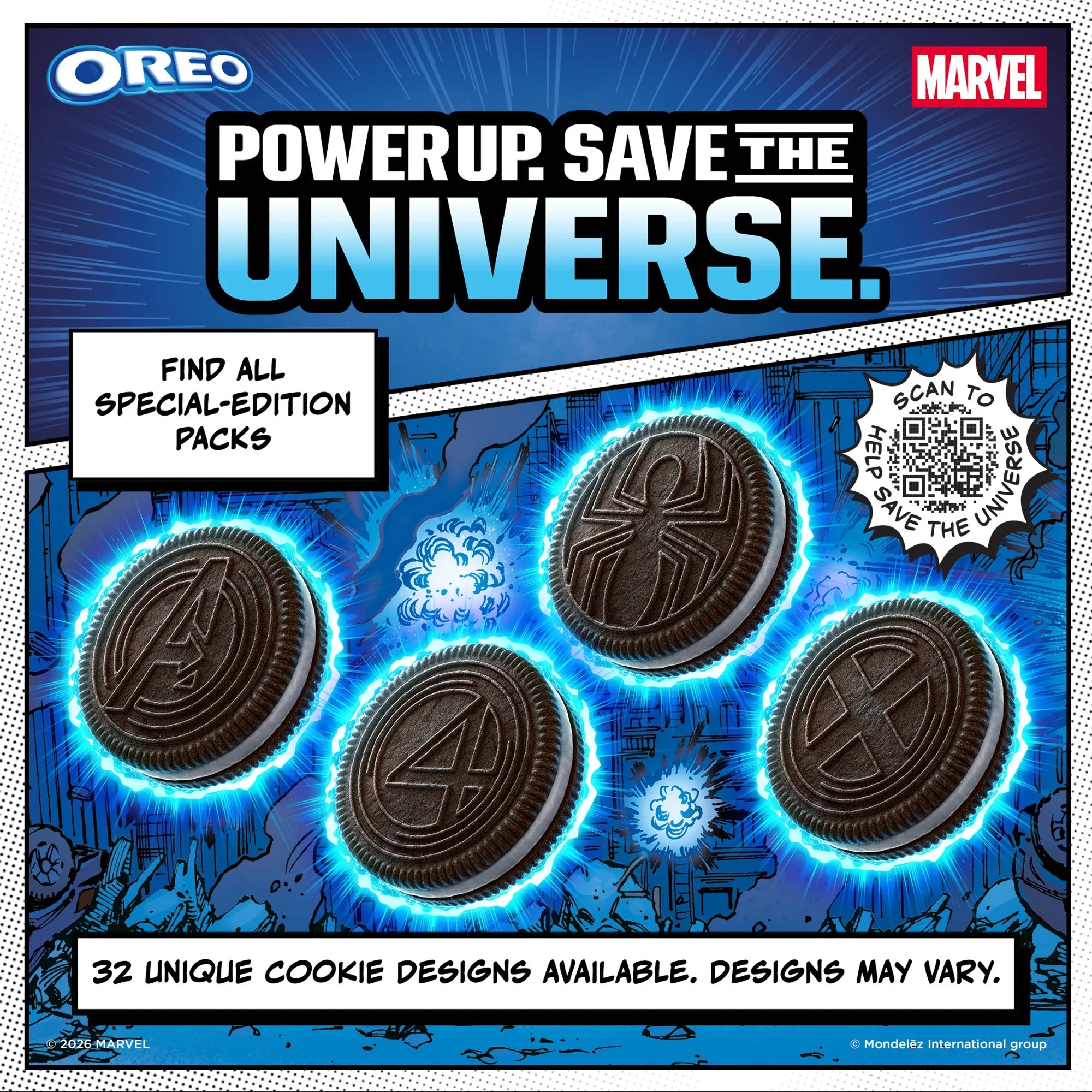 Marvel Oreo Stuf of Legends Chocolate Sandwich Cookies – Special Edition American Oreo Cookies