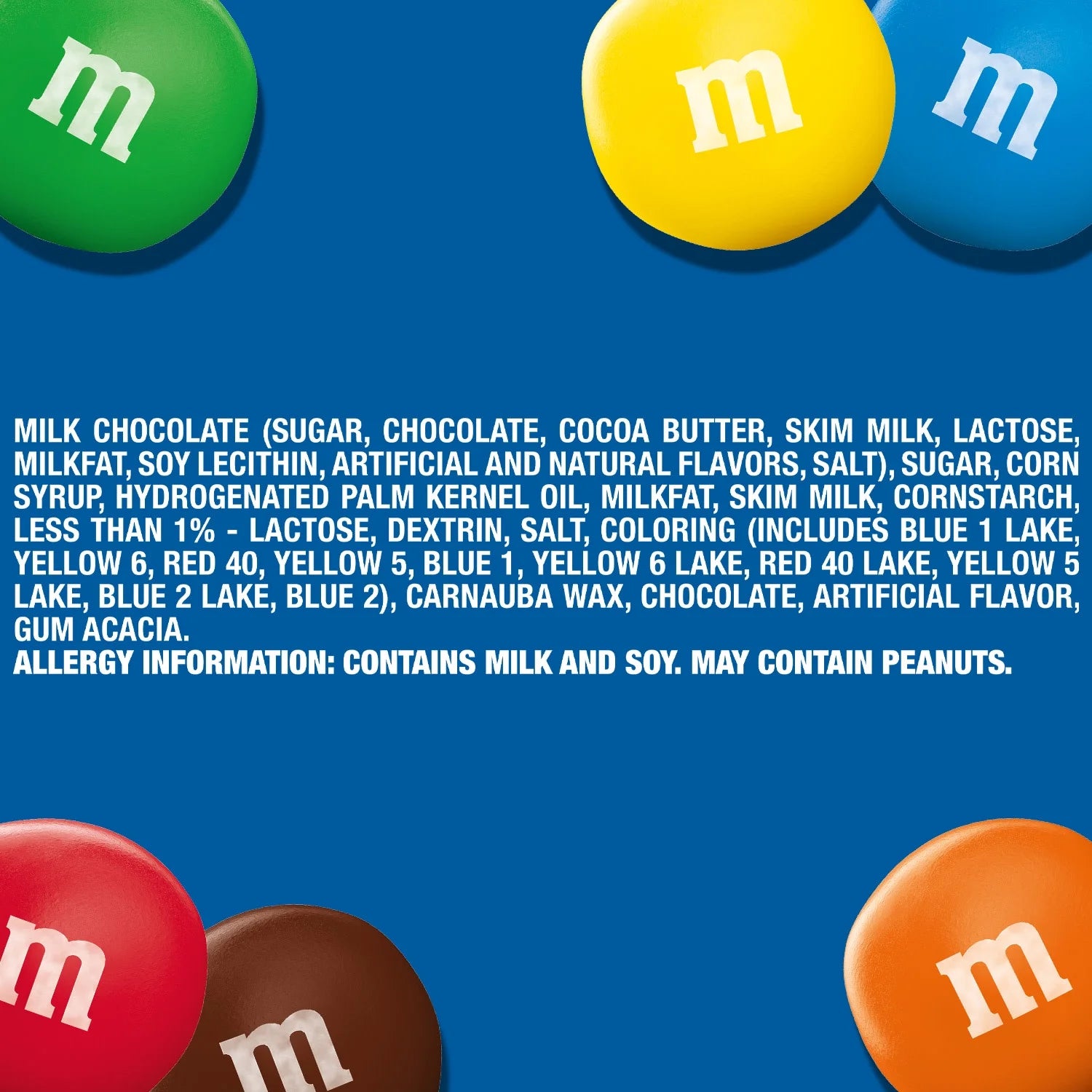 Bonbons au chocolat au lait caramel M&M's