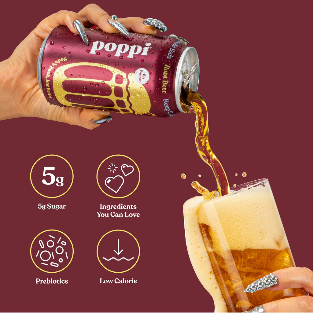 poppi Prebiotic Soda Root Beer