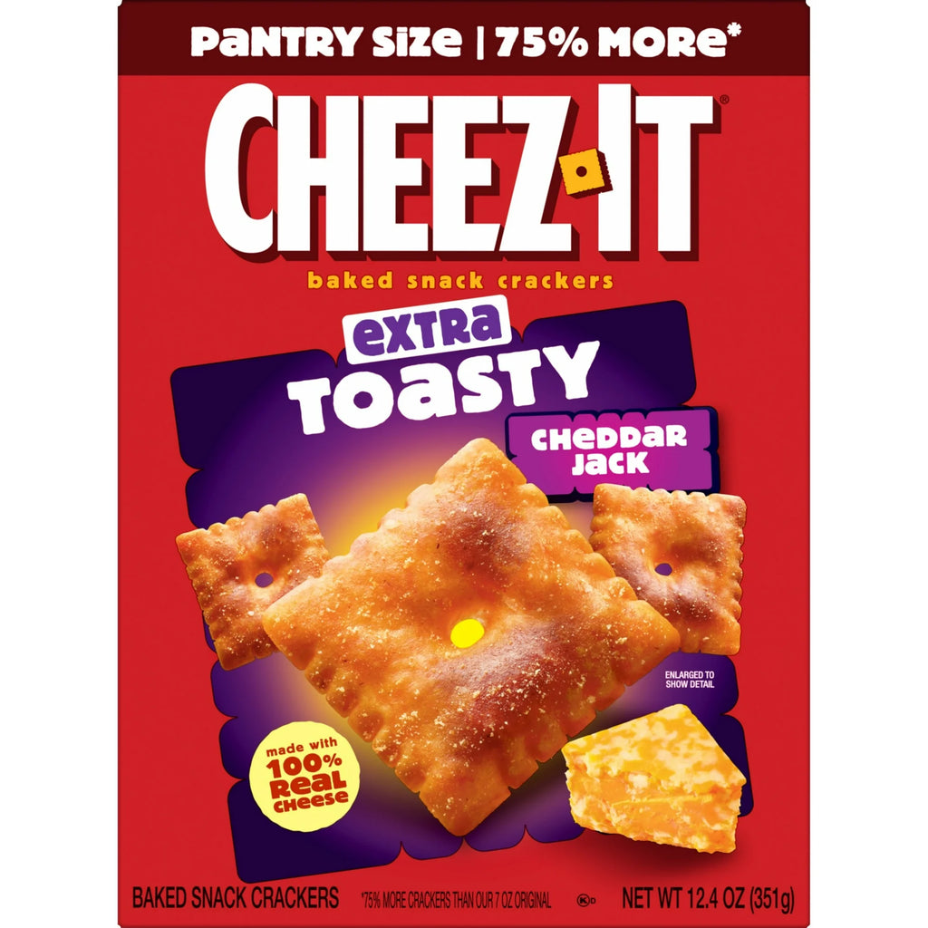 Cheez-It Extra Toasty Cheddar Jack Cheese Crackers