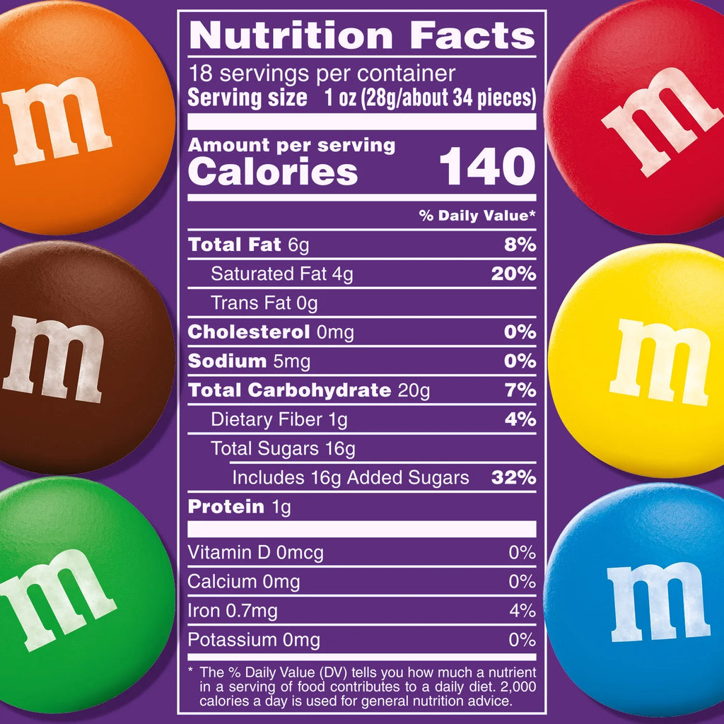 Bonbons M&M's au chocolat noir à 50 % de cacao