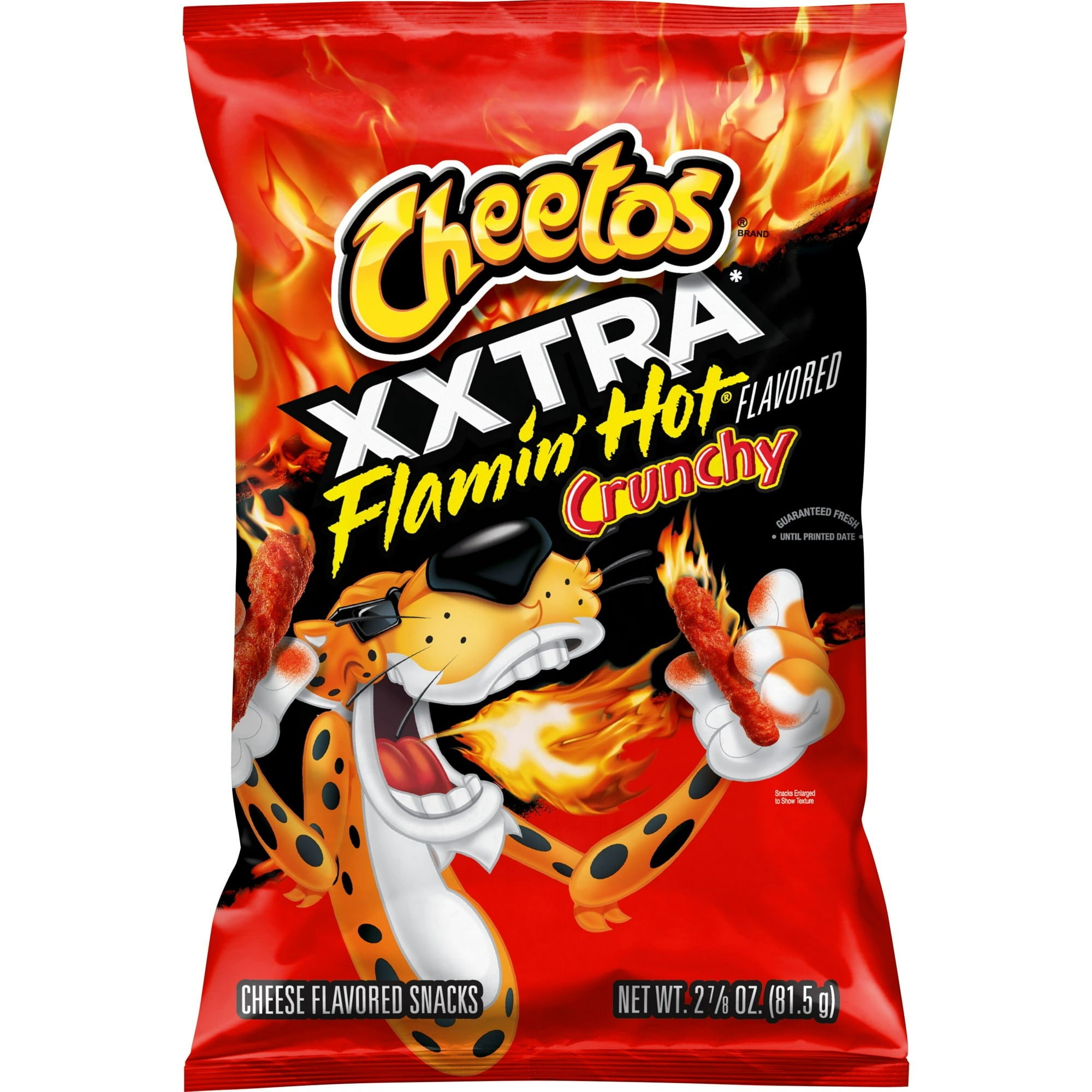 Cheetos Crunchy XXTRA Flamin’ Hot – Extra Spicy American Corn Snacks