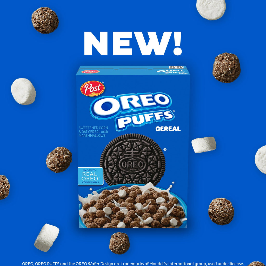 Post Oreo Puffs Cereal