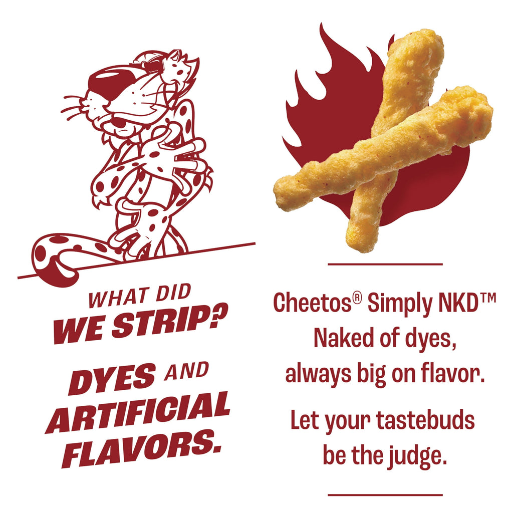 Cheetos Simply Crunchy Flamin’ Hot – Spicy American Corn Snacks