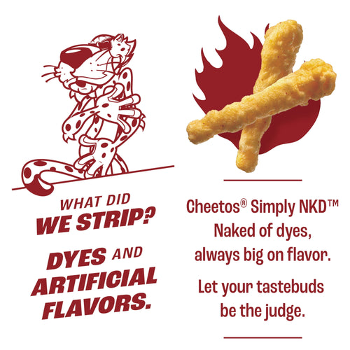 Cheetos Simply Crunchy Flamin’ Hot – Spicy American Corn Snacks
