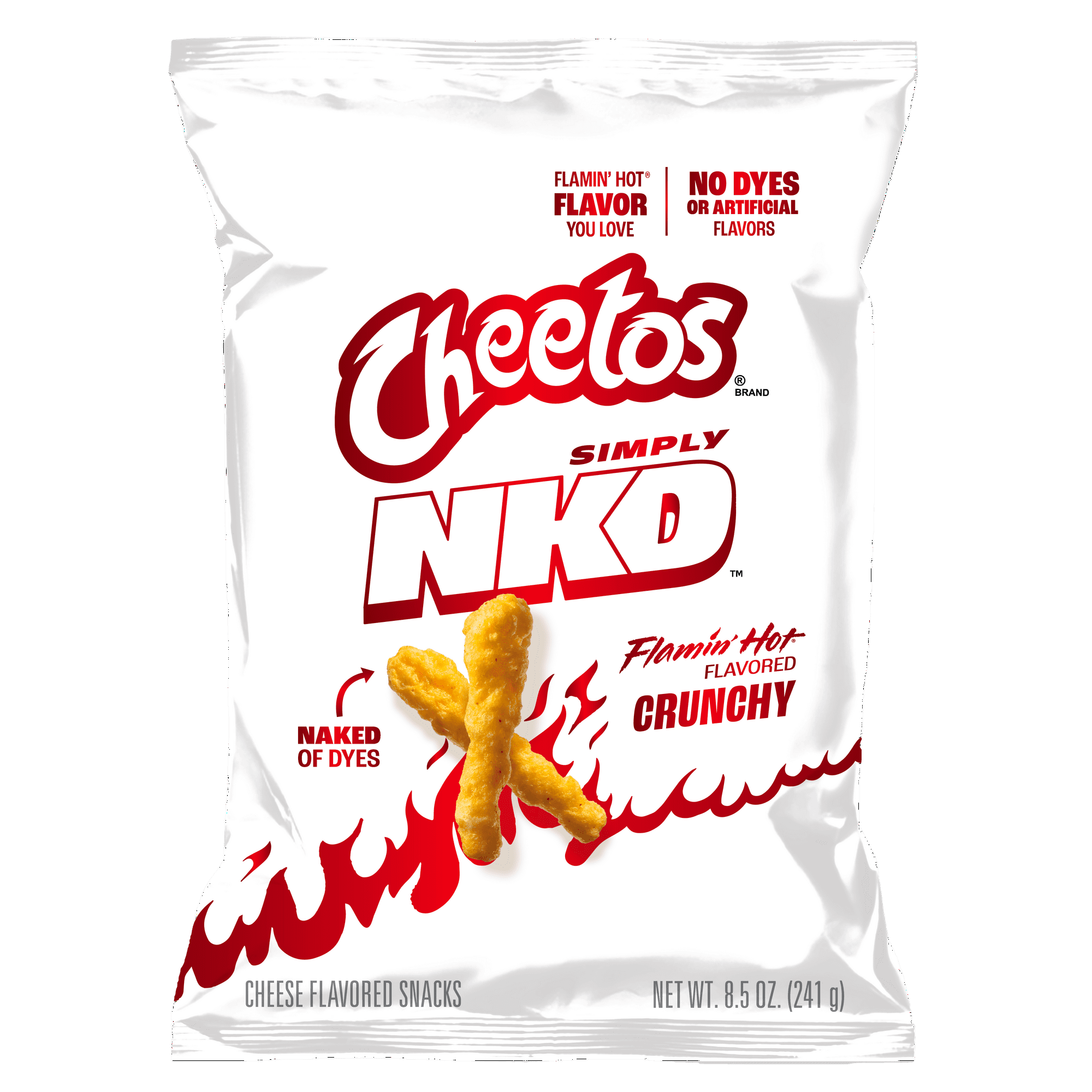 Cheetos Simply Crunchy Flamin’ Hot – Spicy American Corn Snacks