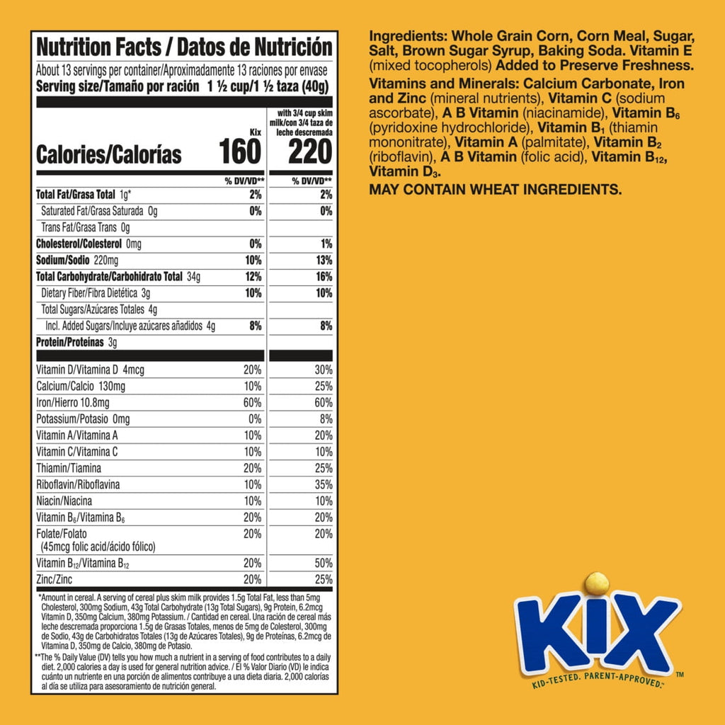 Kix Crispy Corn Cereal Puffs