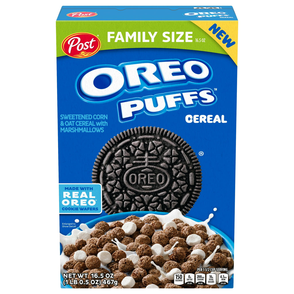 Post Oreo Puffs Cereal