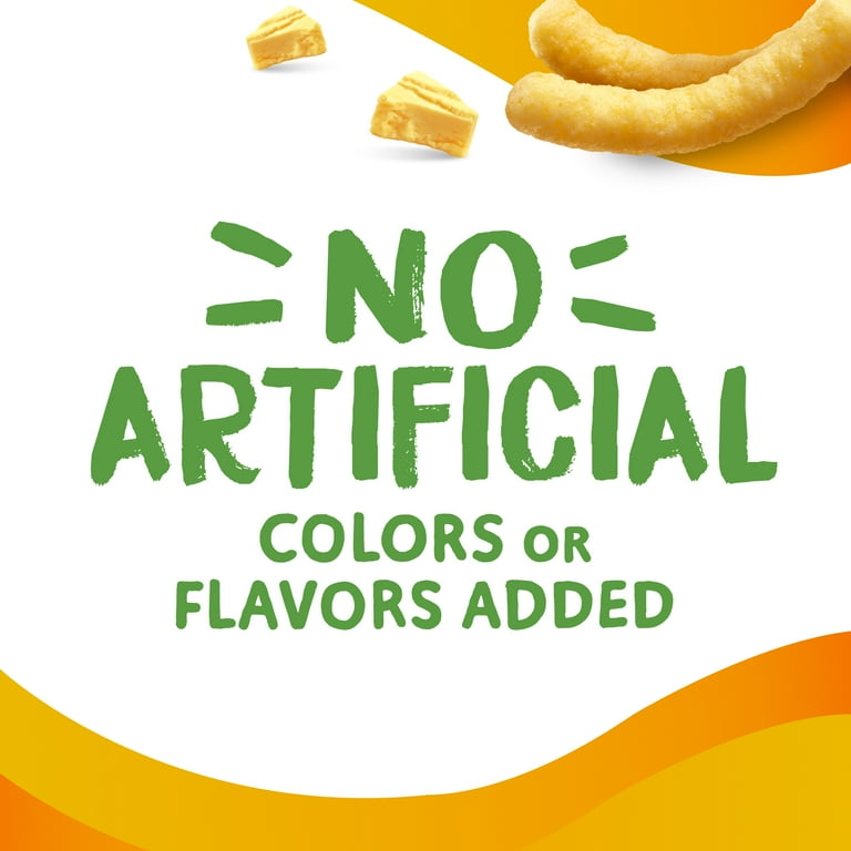 Simply Cheetos Puffs Cheddar Blanc – Soufflés de maïs au fromage américain cuits au four