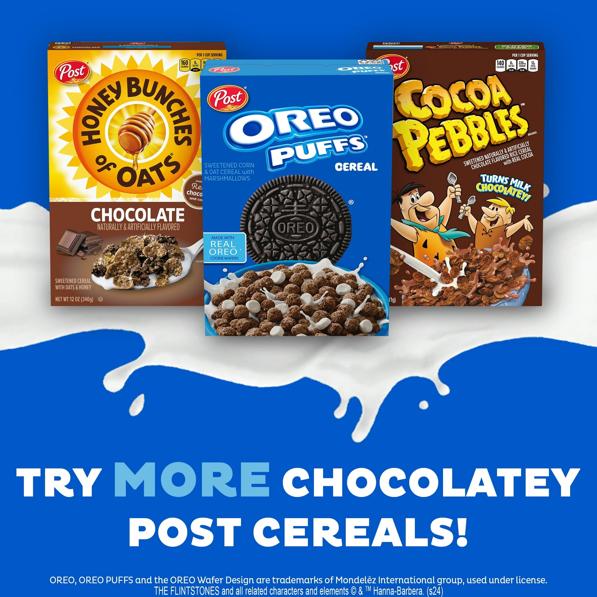Post Oreo Puffs Cereal