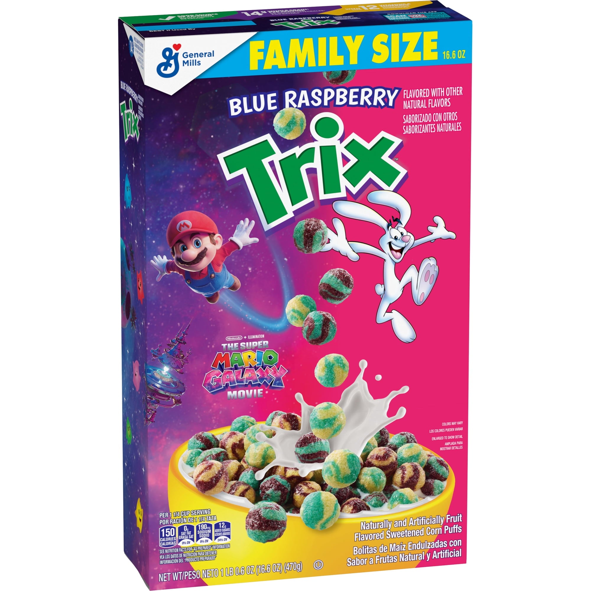 Trix Blue Raspberry Cereal
