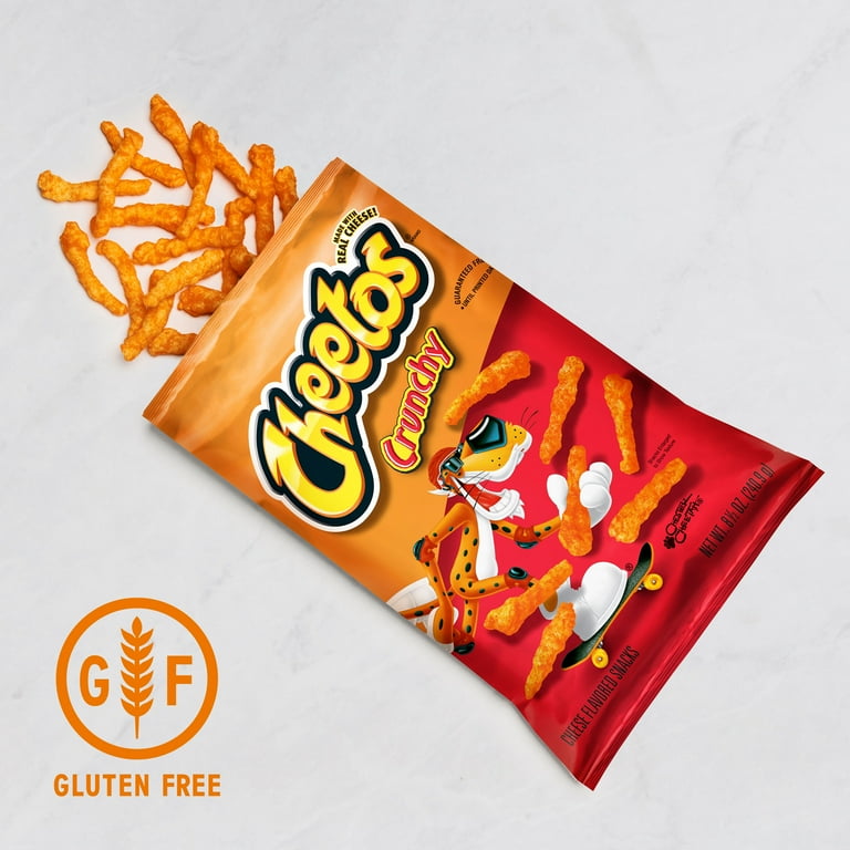 Cheetos Crunchy Cheese – Classic American Cheddar Corn Snacks
