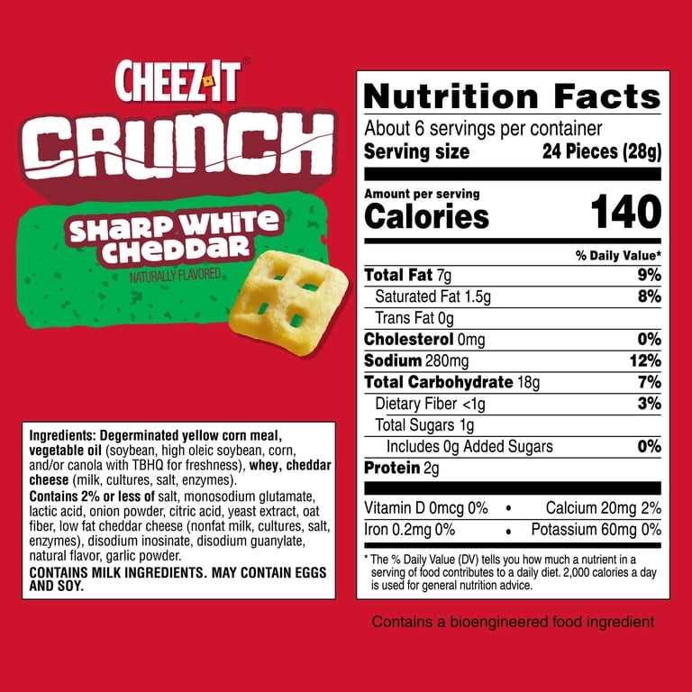 Cheez-It Crunch Sharp White Cheddar