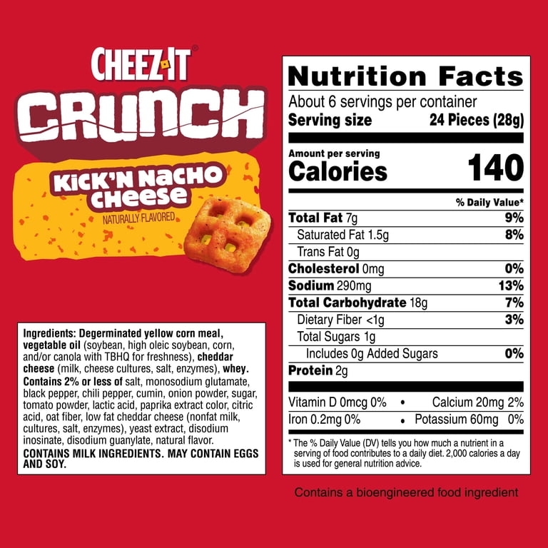 Cheez-It Crunch Kick'n Nacho Cheese