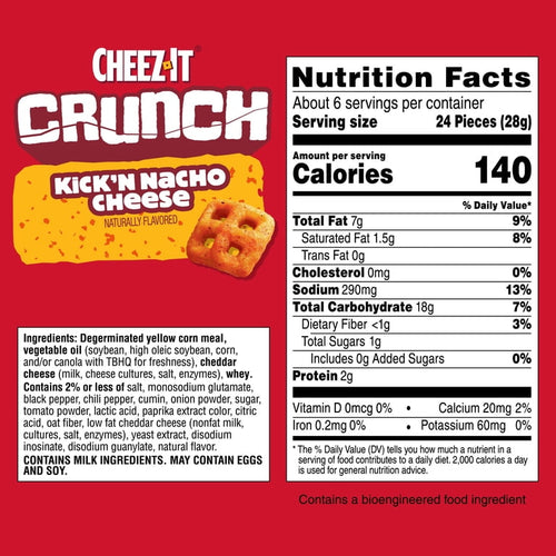Cheez-It Crunch Kick'n Nacho Cheese