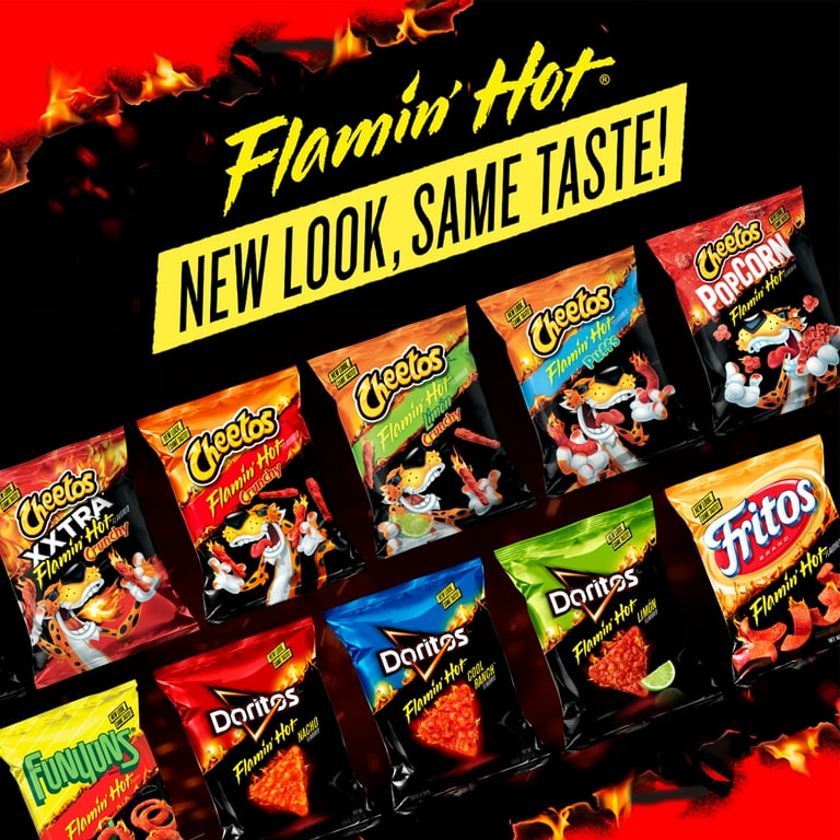 Cheetos Crunchy Flamin’ Hot Limón – Spicy & Lime American Corn Snacks