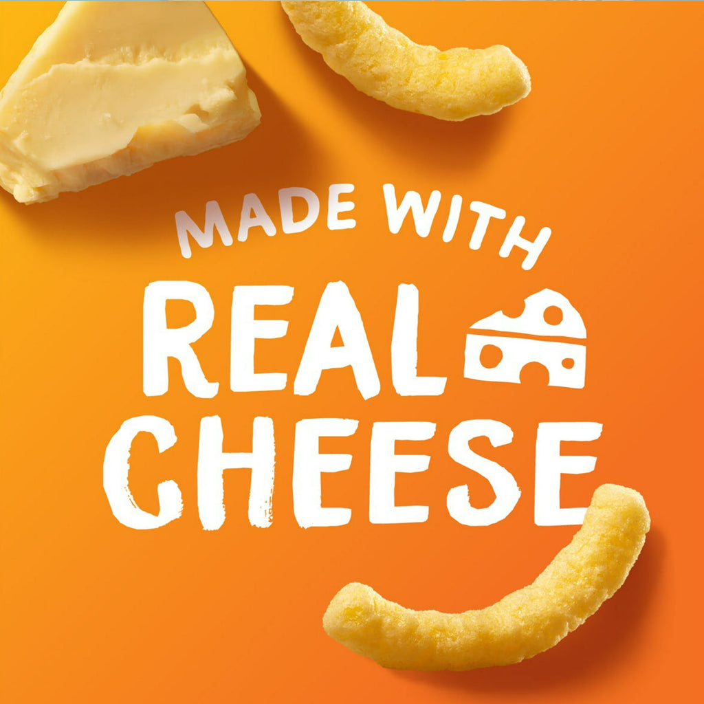 Simply Cheetos Puffs Cheddar Blanc – Soufflés de maïs au fromage américain cuits au four