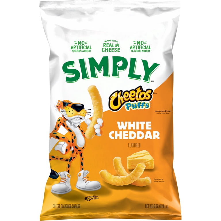 Simply Cheetos Puffs White Cheddar – Baked American Cheese Corn Puffs