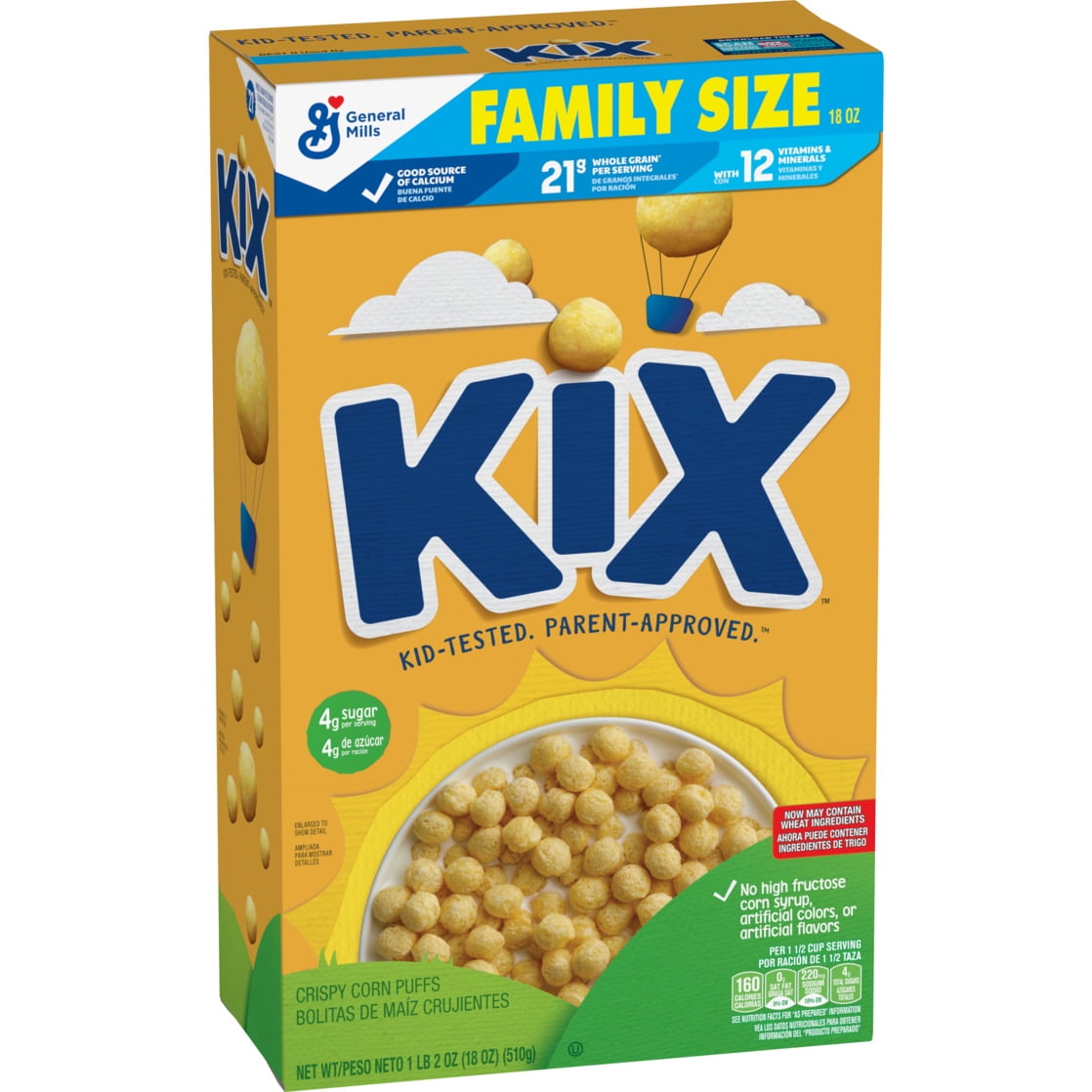 Kix Crispy Corn Cereal Puffs