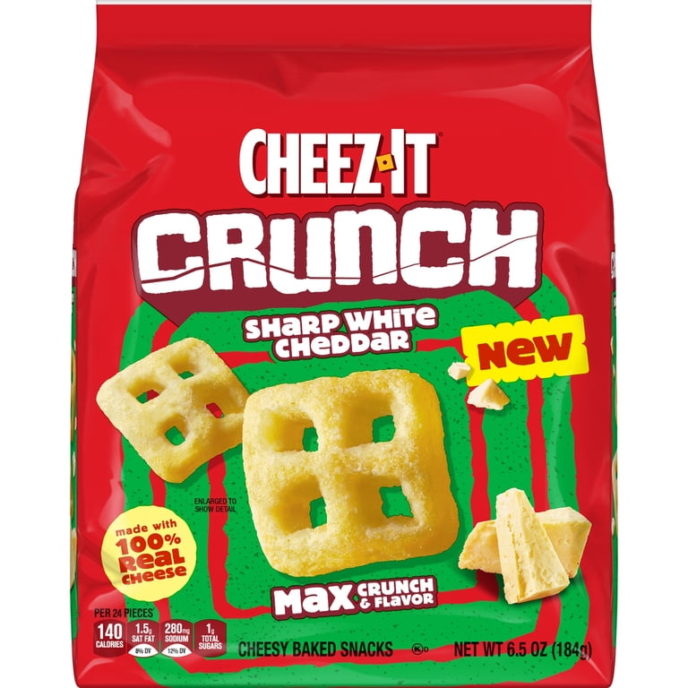 Cheez-It Crunch Sharp White Cheddar
