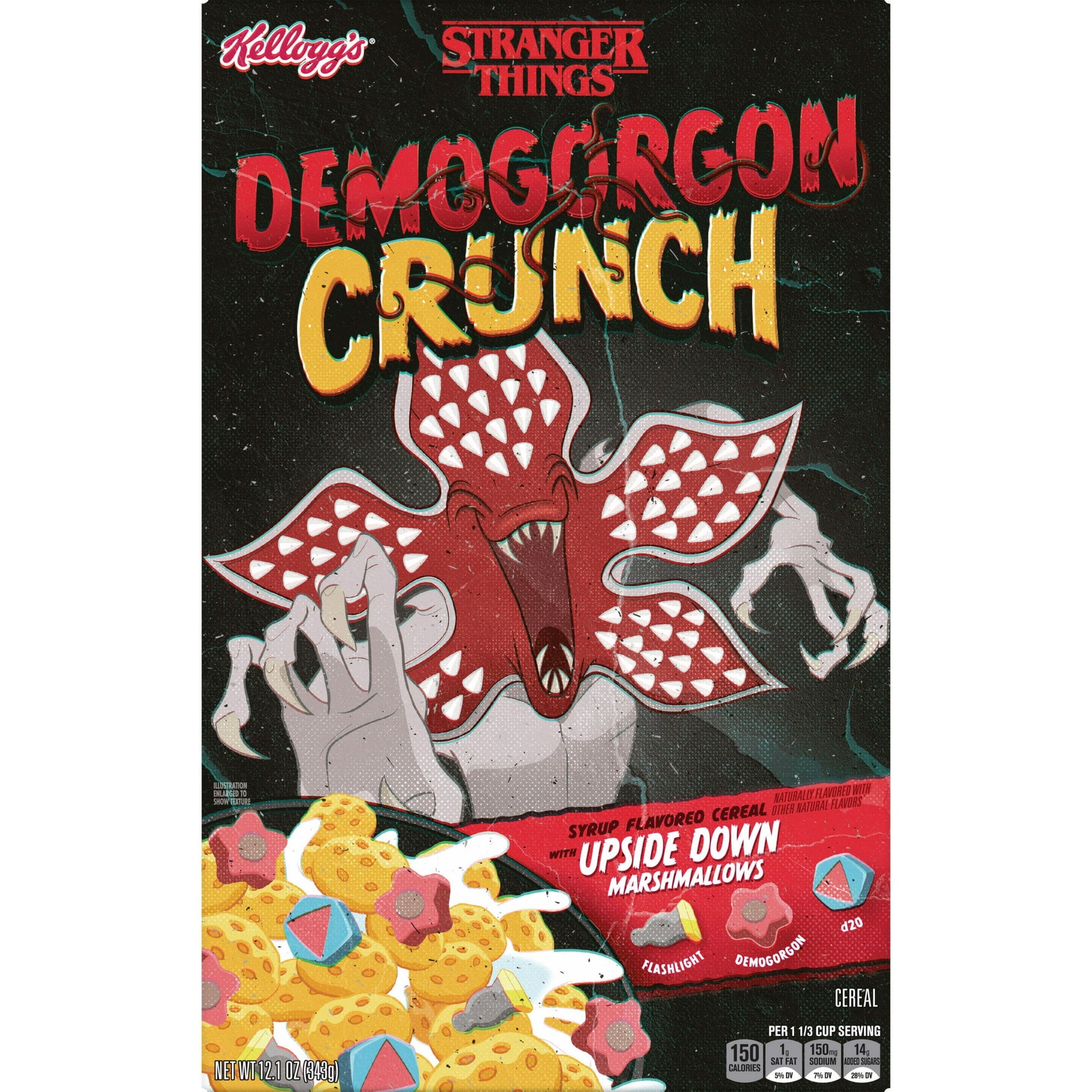 Kellogg's Stranger Things Demogorgon Crunch Cereal
