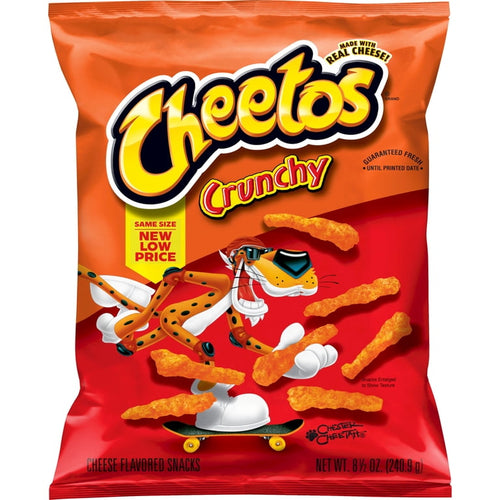 Cheetos Crunchy Cheese – Classic American Cheddar Corn Snacks