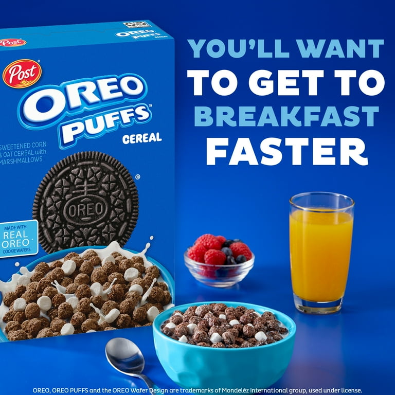 Post Oreo Puffs Cereal