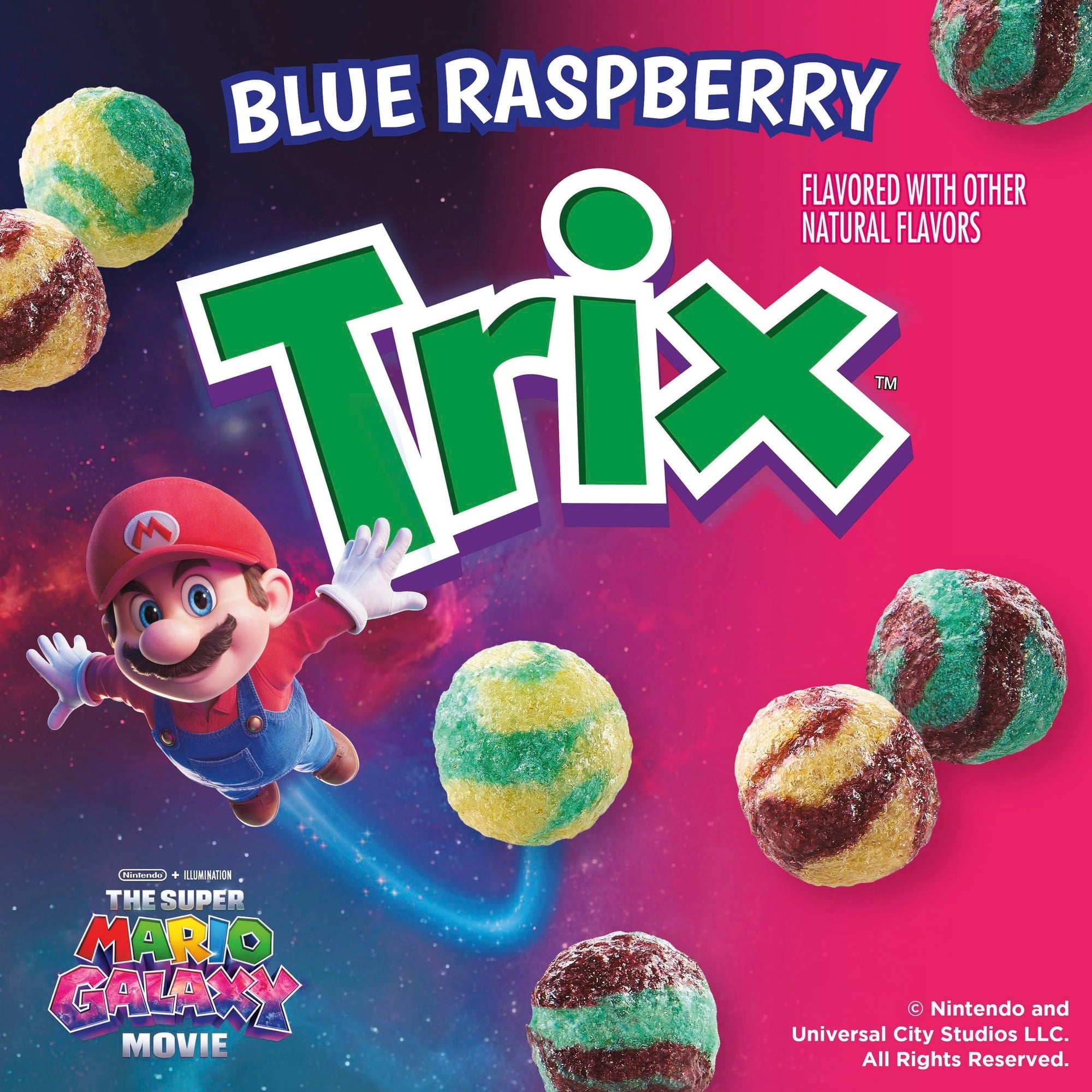 Trix Blue Raspberry Cereal