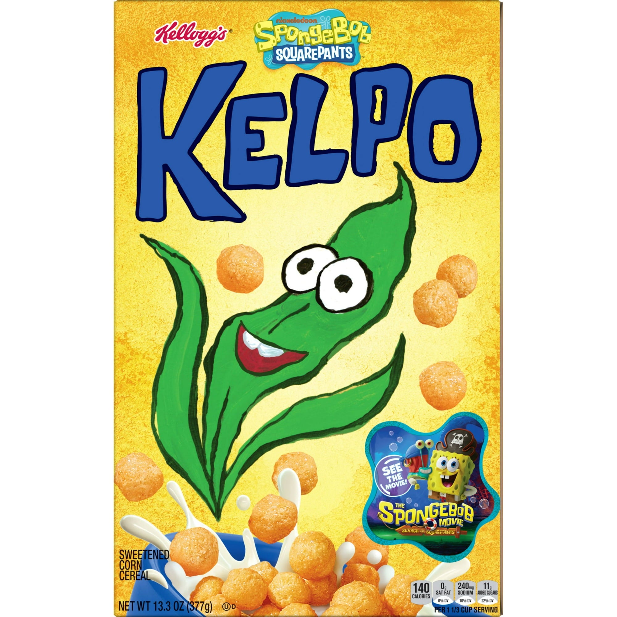 Kellogg's "Kelpo" SpongeBob Movie Cereal