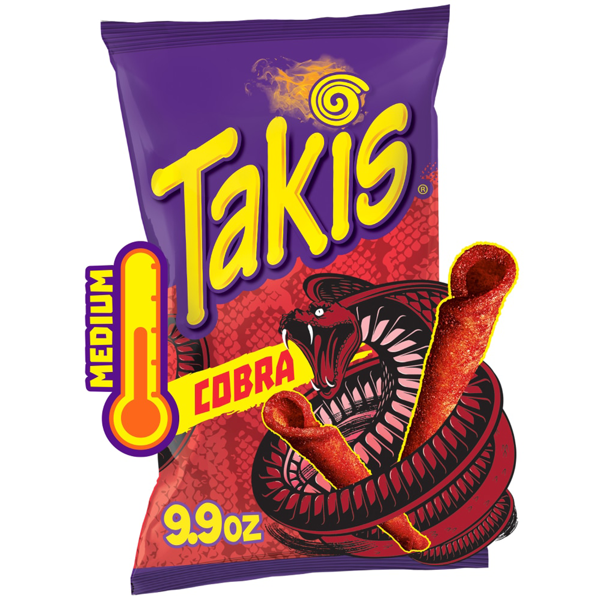Takis Cobra Worcestershire Sauce Rolled Tortilla Chips